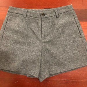 [USED] Uniqlo Wool Blend Grey Shorts / Size